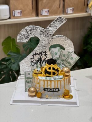 生日最大錢袋蛋糕 不管幾歲來財蛋糕