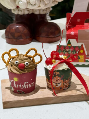 聖誕戚風杯子蛋糕