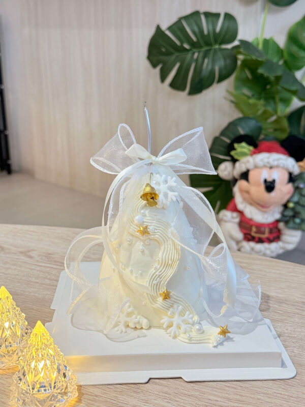 純白雪花仙女聖誕樹