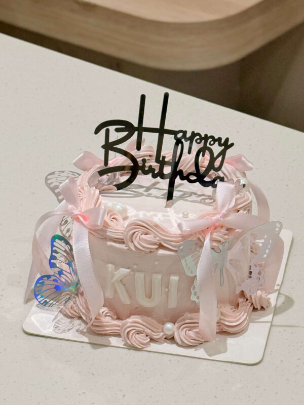 芭蕾風蝴蝶蛋糕