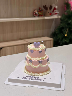 少女雙層蛋糕