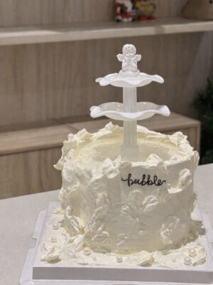 淨白許願池蛋糕