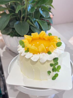 盛夏芒果庫利蛋糕